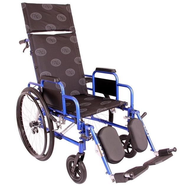 Багатофункціональна інвалідна коляска RECLINER хром OSD-REC