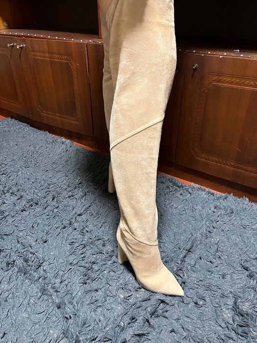 Замшеві Ботфорти Vero Cuoio