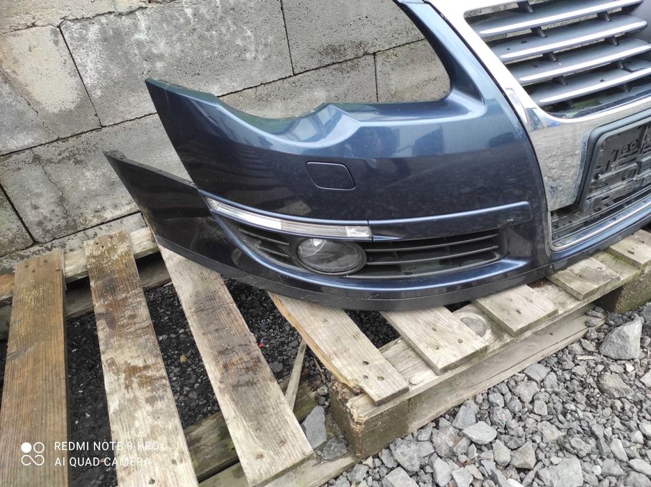 VW passat b6 LC5F zderzak przedni przód Xenon kpl