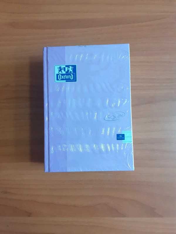 zestaw zeszyt brulion a5 oxford 96 linia twarda oprawa szkoła 5 szt