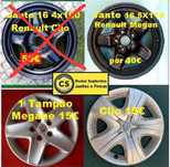Jante 16 Renault. 5x114.3 Megane Scenic Tampão Clio Megane Dacia etc