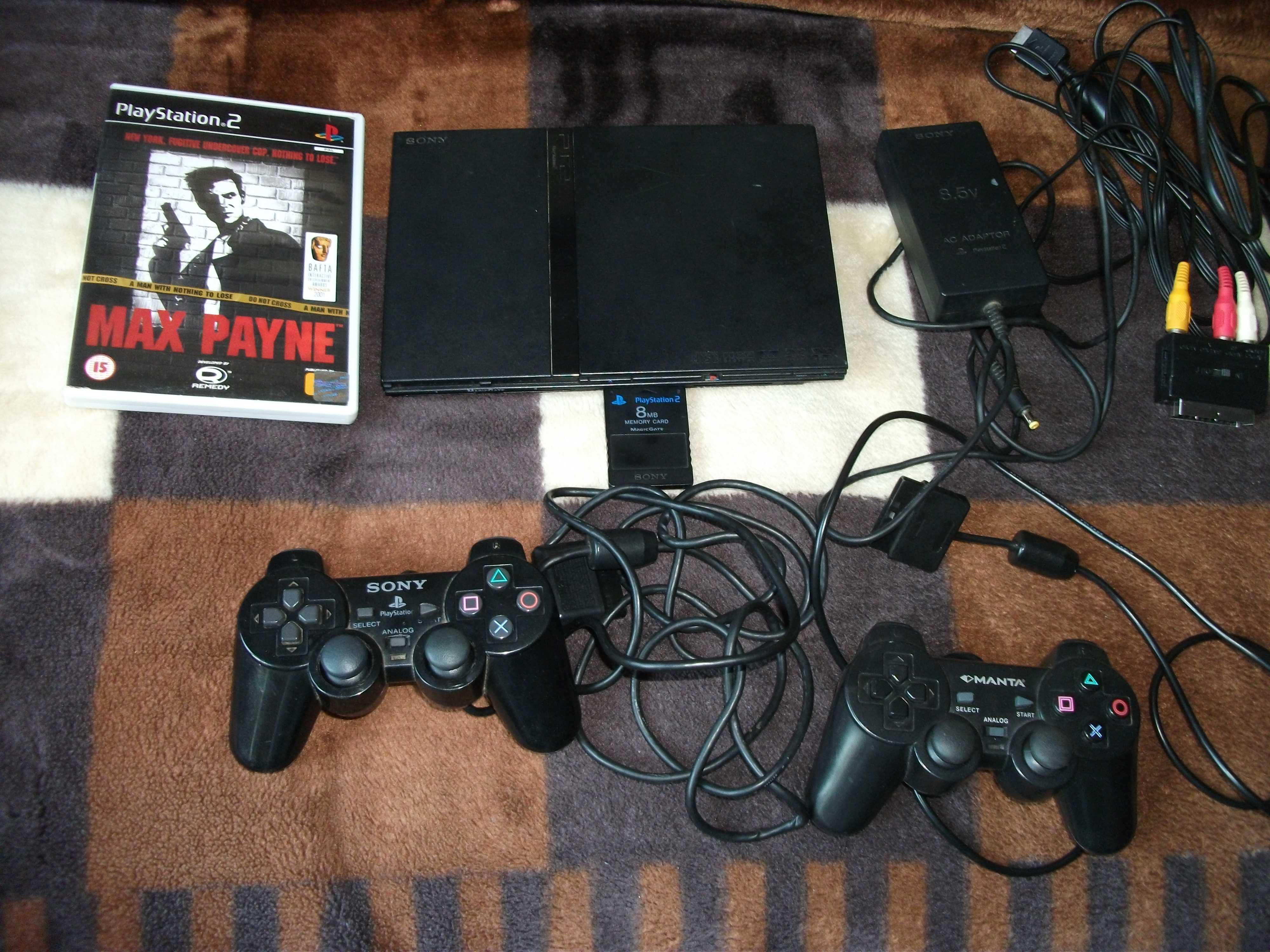 PlayStation 2 PS2 Konsola zestaw pudełko