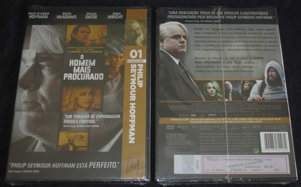 DVD Filme O Homem Mais Procurado Novo Selado