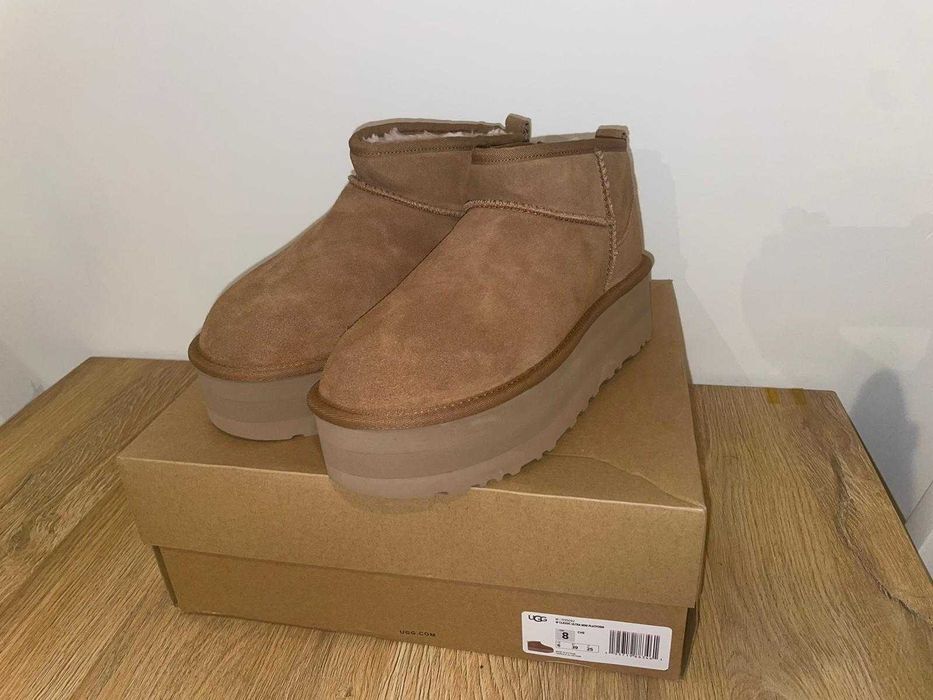 Nowe, oryginalne buty UGG Classic Ultra Mini Platform Boot