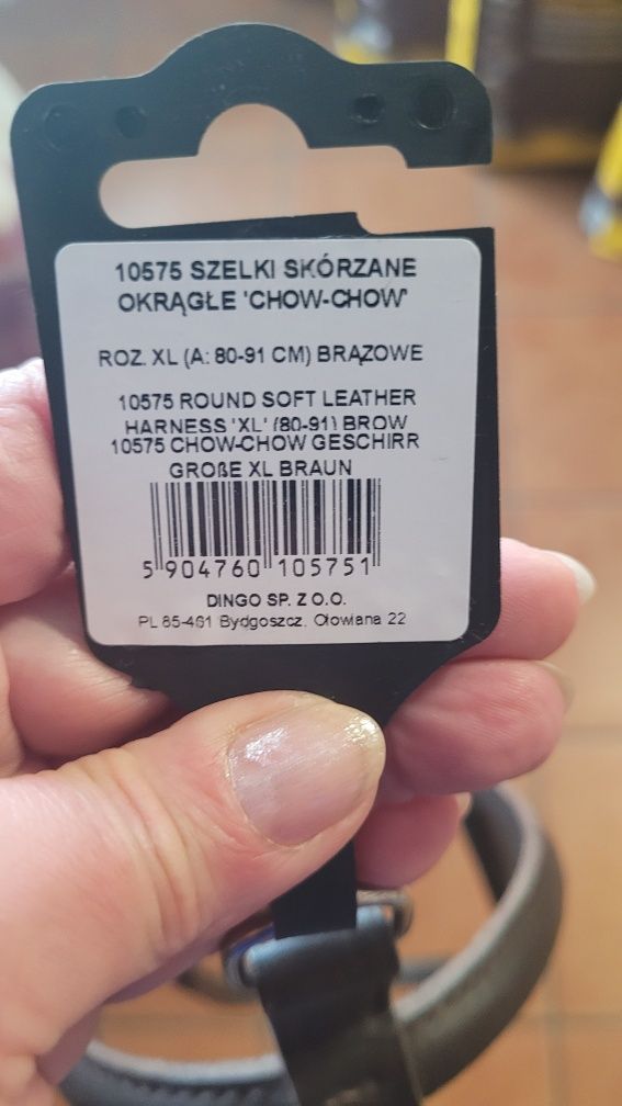 Szelki chow chow skóra