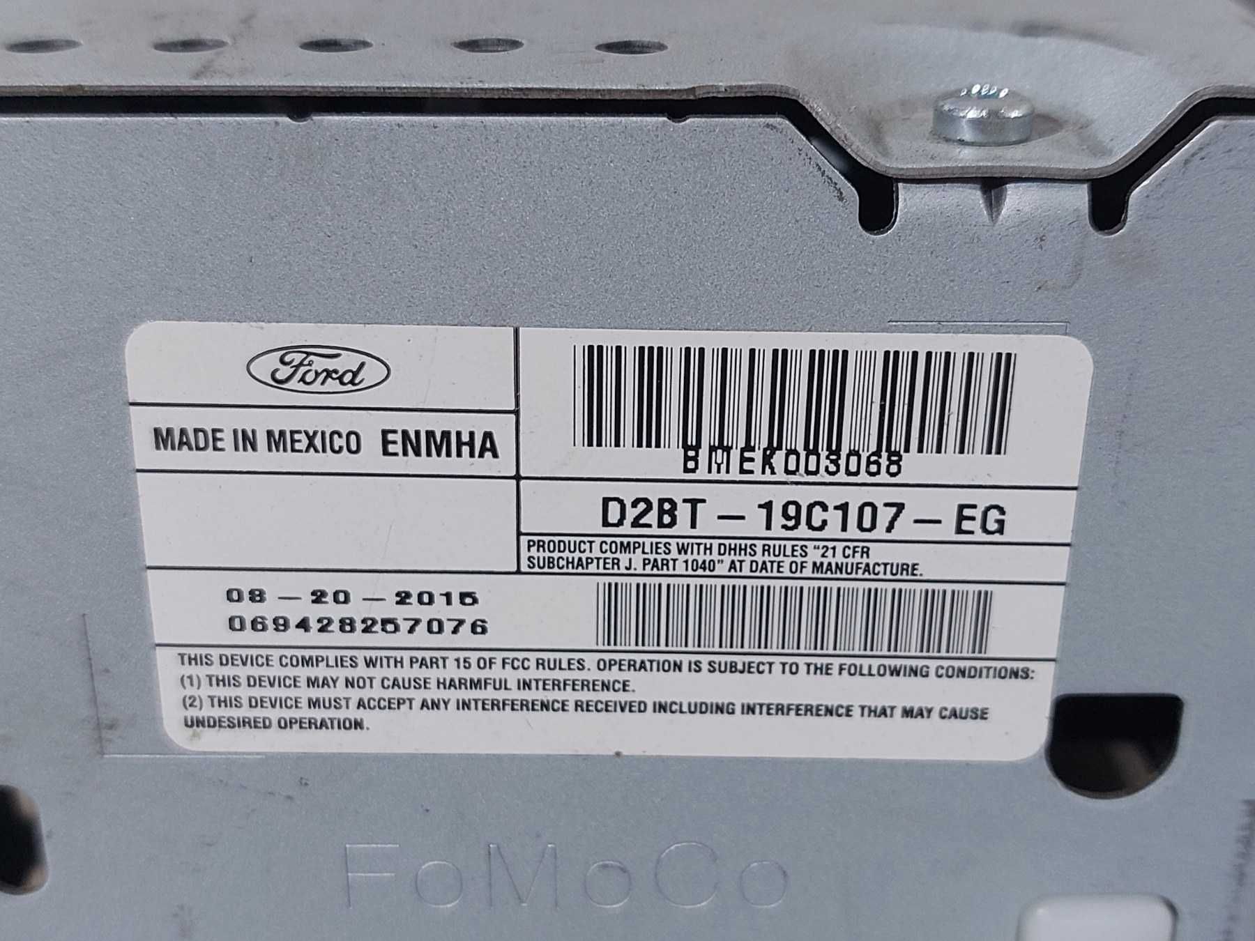 Ford Fiesta 11-19 Магнитофон радио / Форд Фиеста