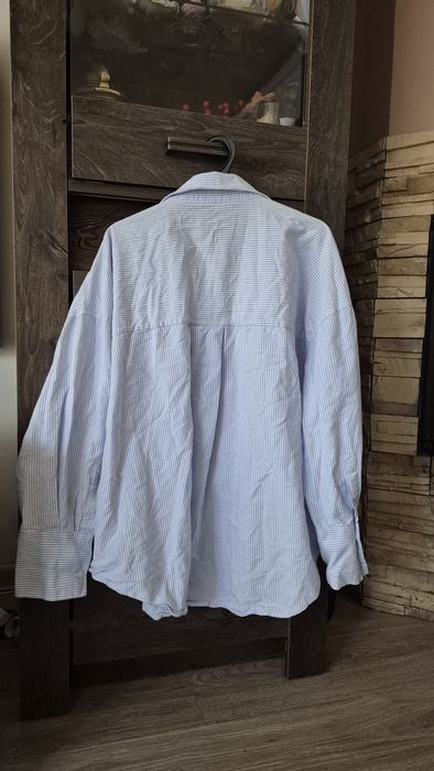 Koszula damska oversize w paski Zara r. L