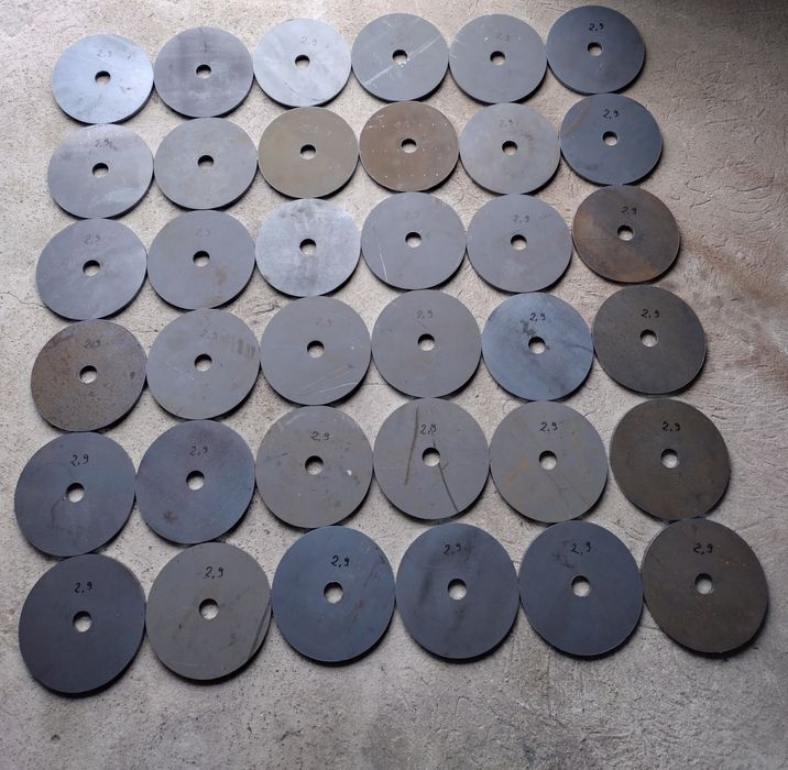 Zestaw obciążeń 8x 2,9 kg obciążenie krążki siłownia hantle otwór 31mm