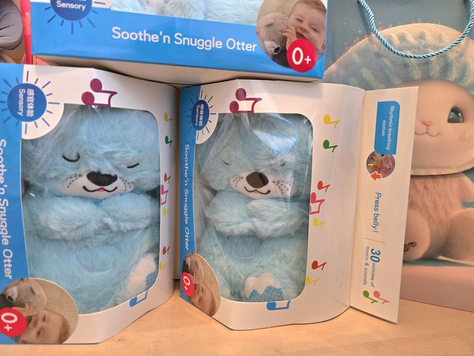 Дихаюче видреня, мішка в голубому кольорів, в подарунковій коробці