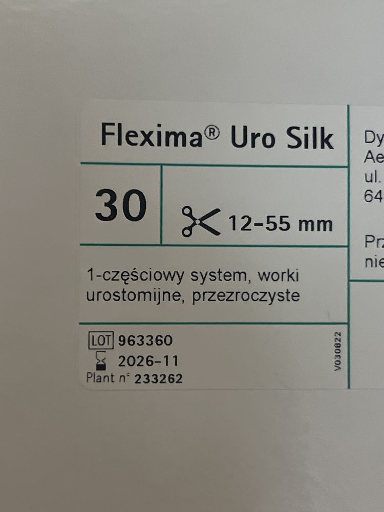 Worki urostomijne w nieotwieranym pudełku