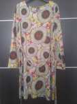 Vestido outono tamanho XL, ANANY flores.
