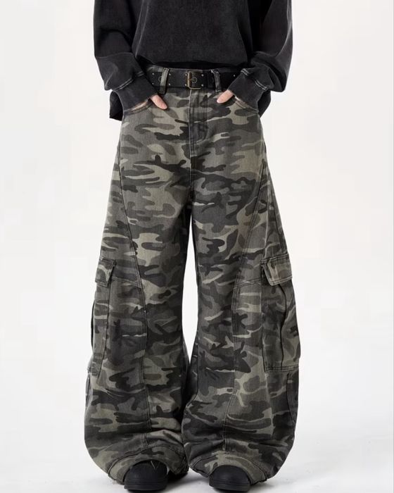 Army baggy pants | Камуфляжні широкі штани jaded type opium sk8 y2k