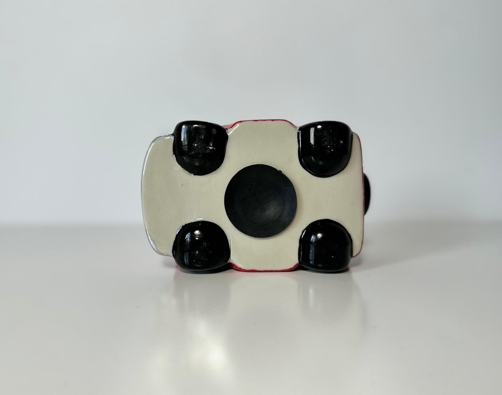 NOWA Porcelitowa Skarbonka Samochodzik (system otwórz zamknij!)
