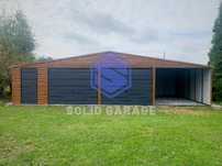 Garaż drewnopodobny schowek na budowe blaszany 11x5m (12x6 14x8 15x10|