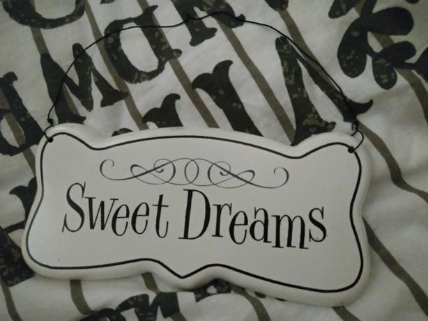 Tabliczka metalowa retro Sweet Dreams