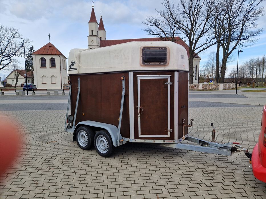 Przyczepa konna dla koni 2 konie Sluis 2000DMC SUPER STAN!!!