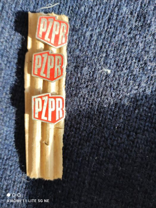 Znaczki PZPR  do wpiecia