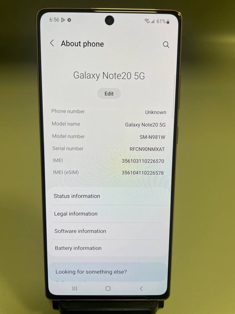 Топ смартфон Самсунг Galaxy Note20 5G 8/128 SM-N981W ГАРАНТІЯ.