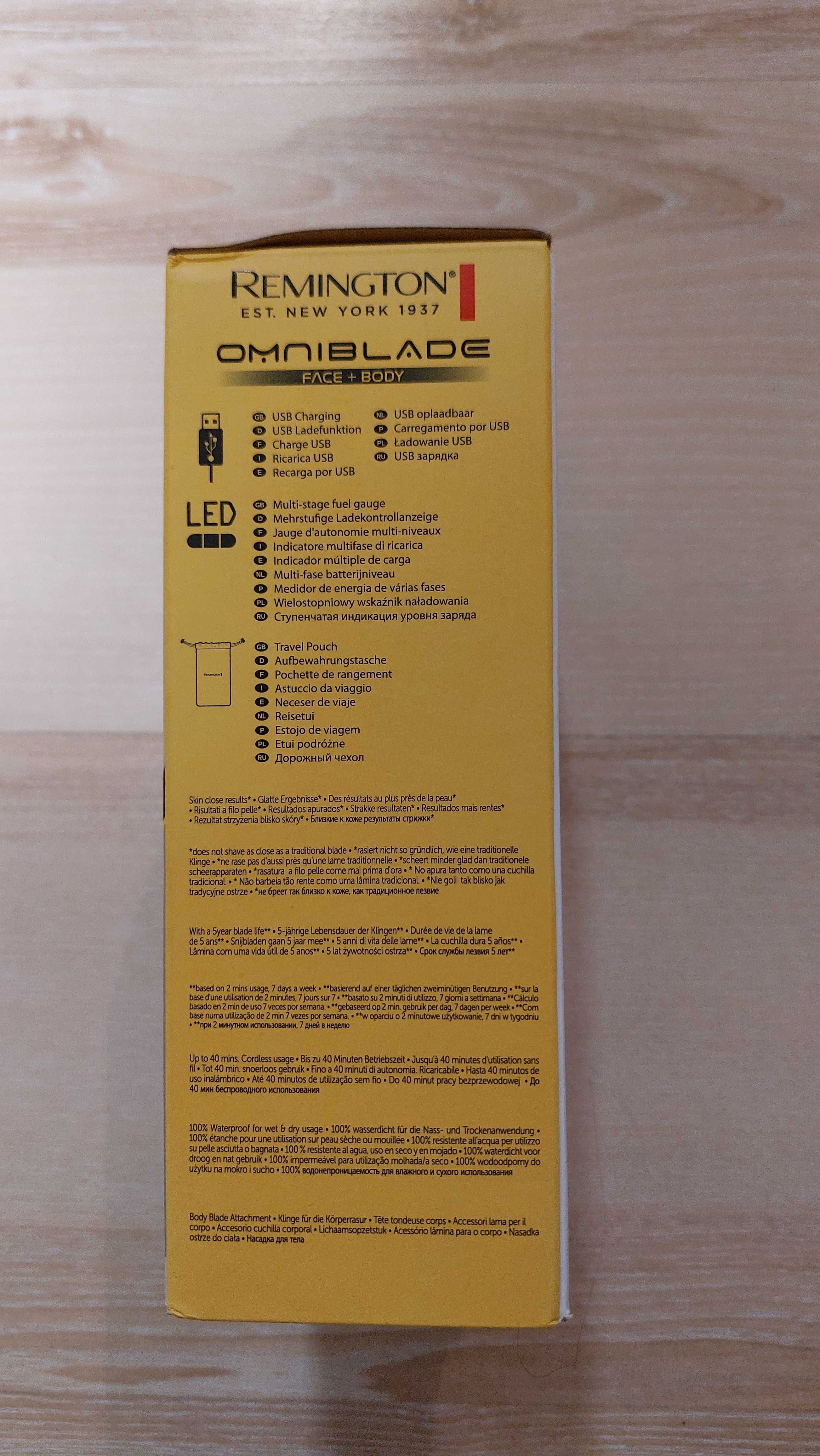 Golarka Remington omniblabe face+body HG3000-nowa, gwarancja