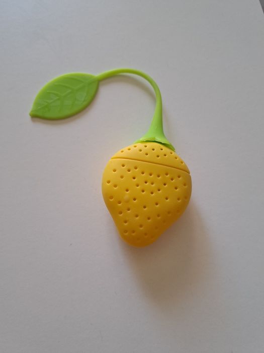 Zaparzacz do herbaty ziół urocza silikonowa cytrynka