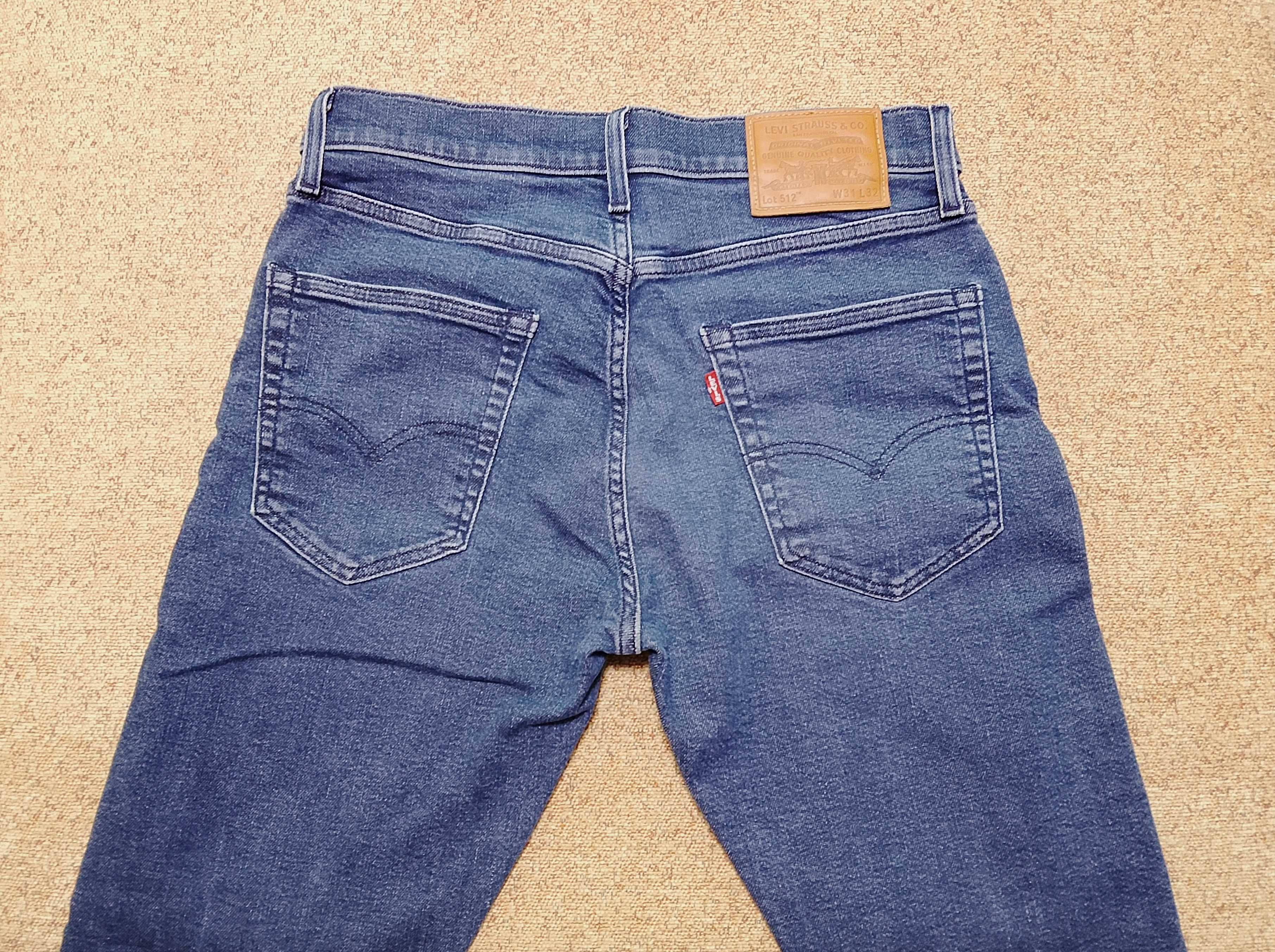 Levi's 512 Slim Taper Premium W31 L32 Джинси сині завужені