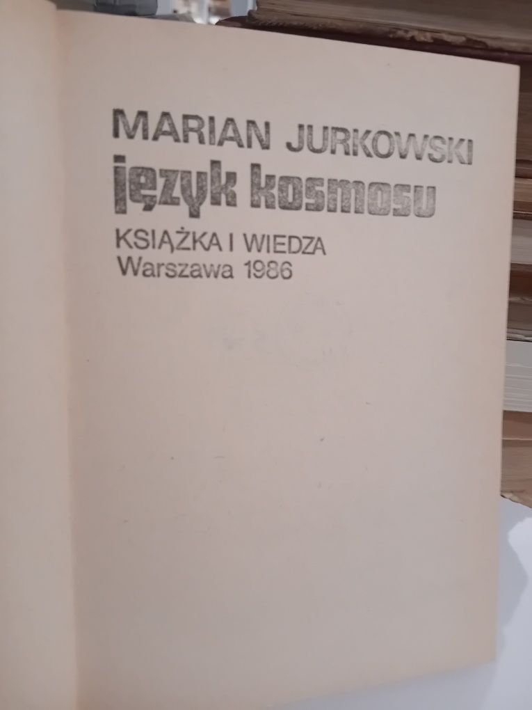 Marian Jurkowski Język kosmosu