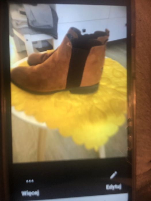 Kozaczki damskie krótkie zamszowe