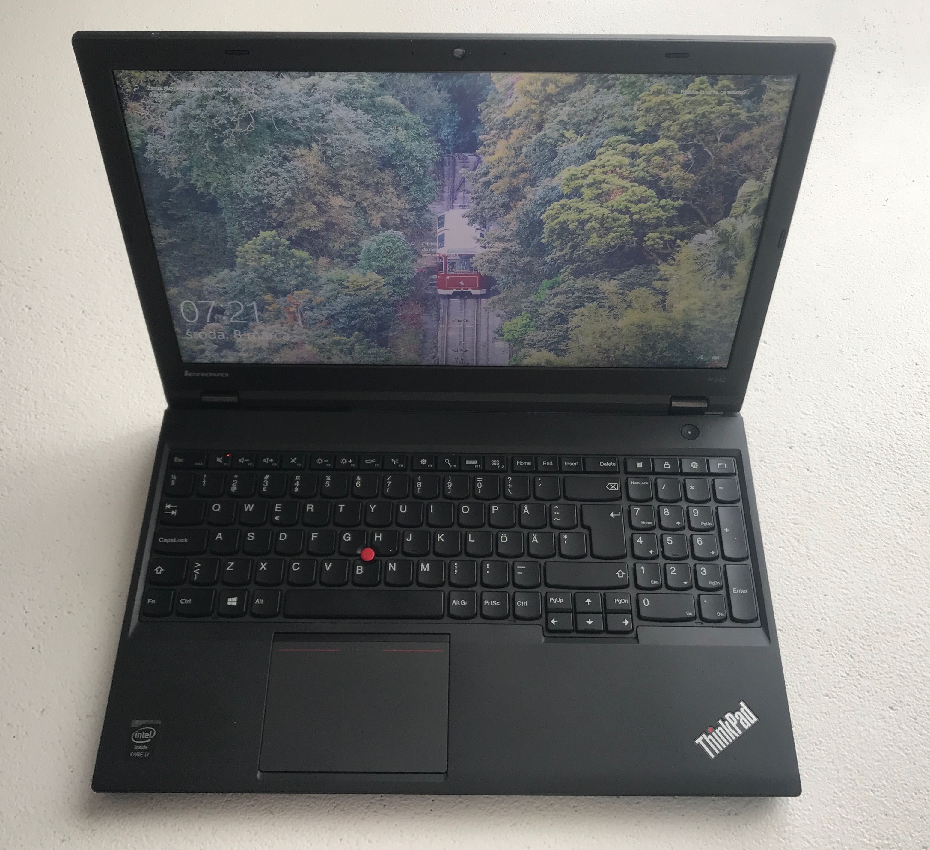 Laptop Lenovo Thinkpad W540 intel core i7 / 128gb ssd / 12gb ram