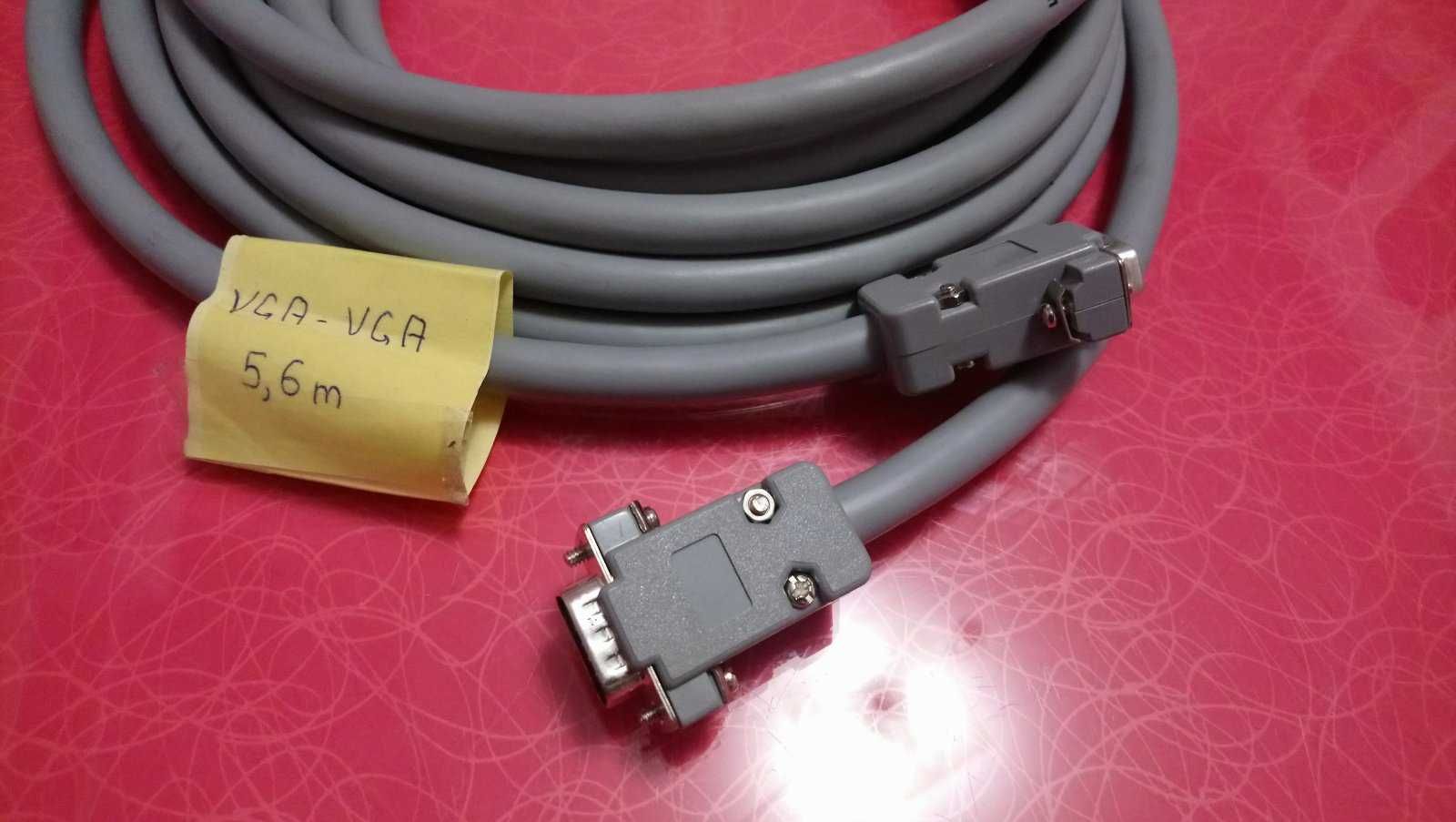 Кабель VGA-VGA 5.6м