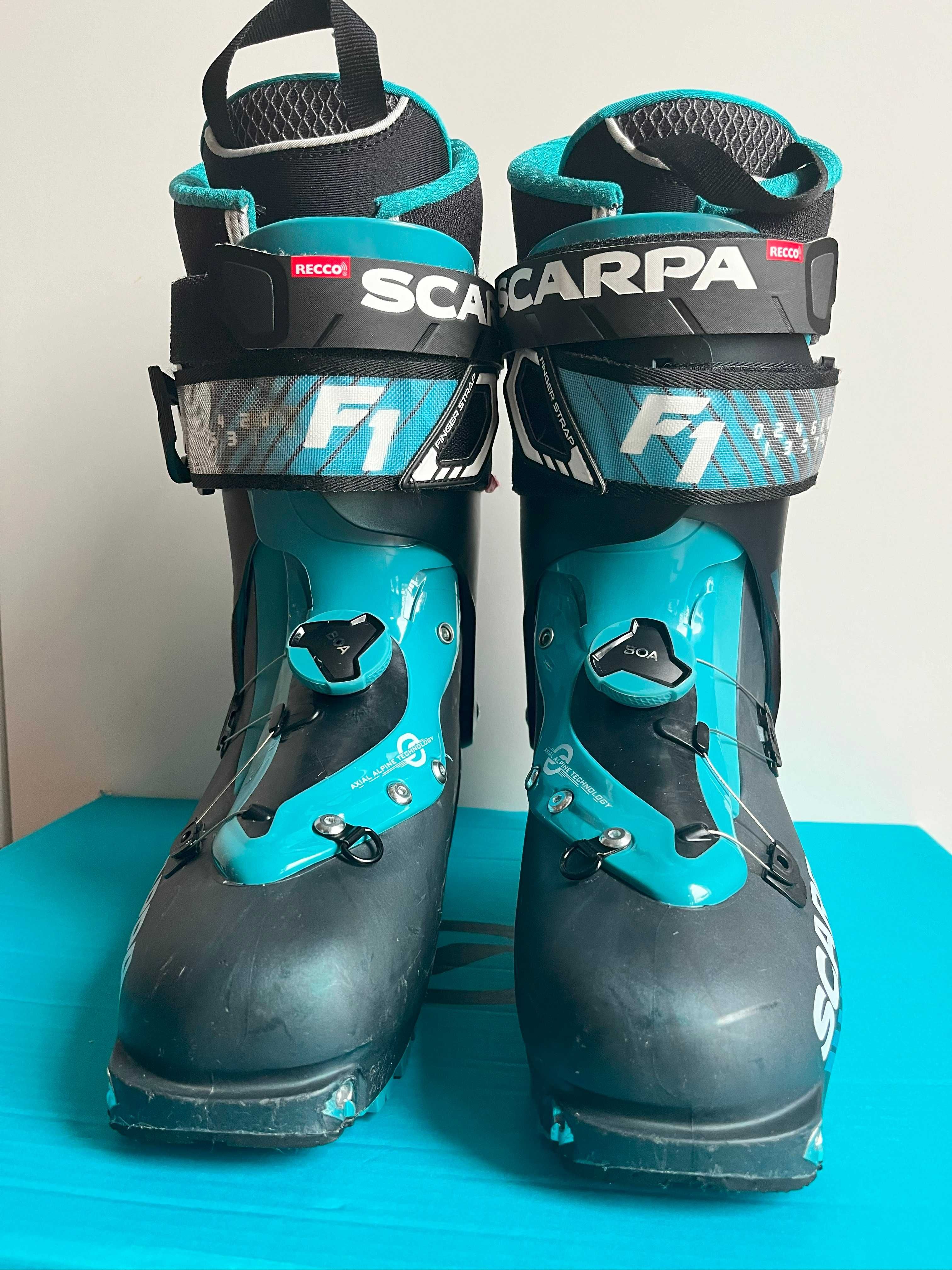 Buty skitourowe Scarpa F1 - anthracite/ottanio. Rozmiar 290