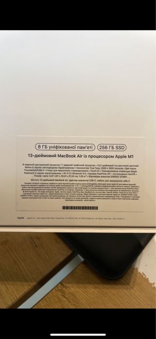 MacBook Air 2020 M1 256 Gb Ram 8 Gb
