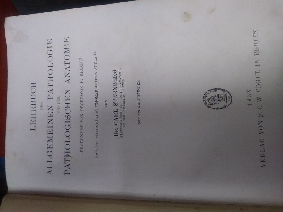 książki niemieckie medyczne przedwojenne