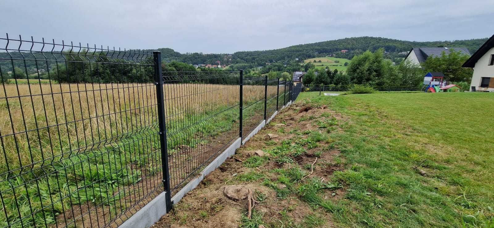 SĘDZISZÓW MAŁOPOLSKI ogrodzenie panelowe z podmurówką komplet