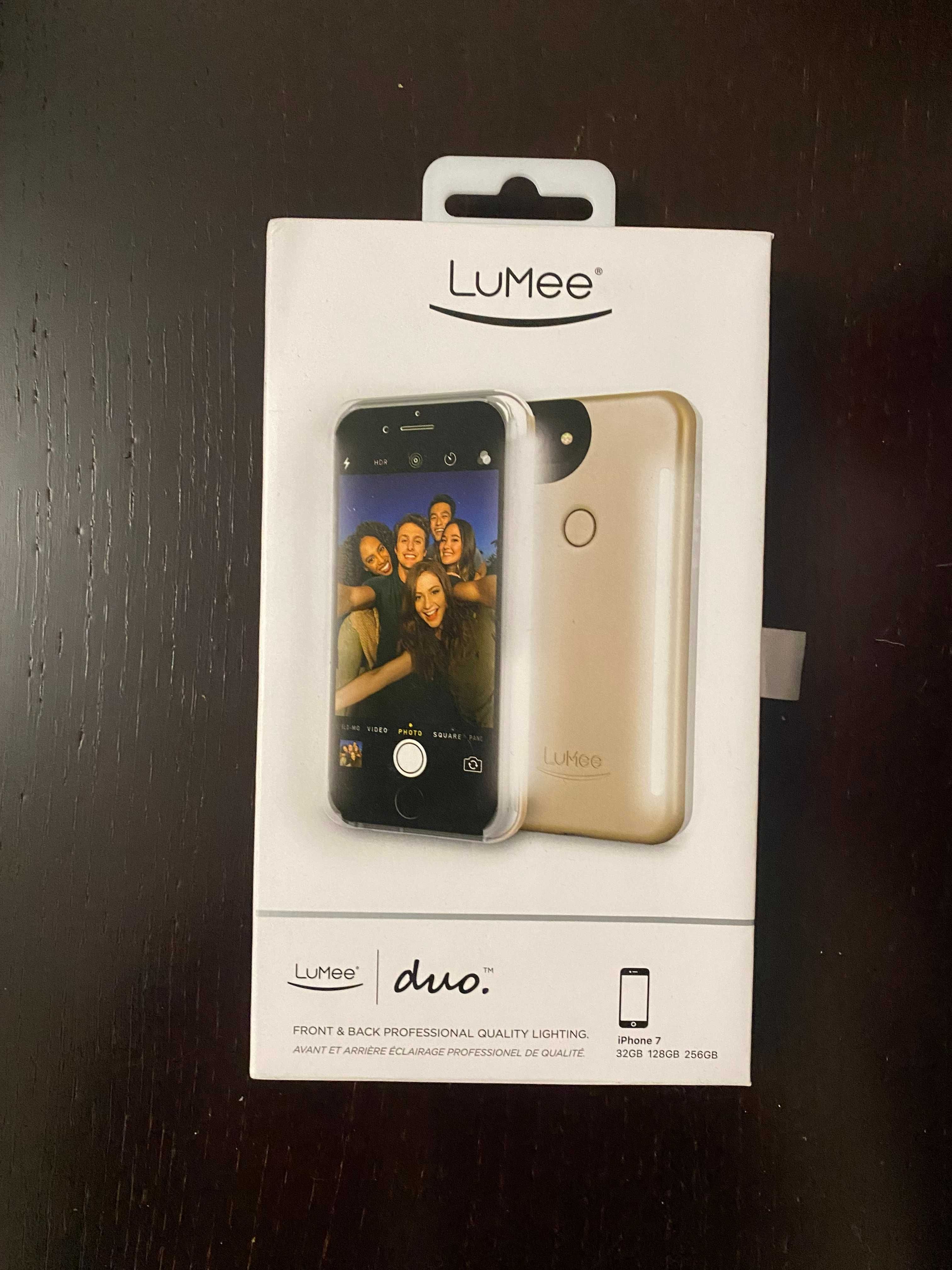 Lumee Duo dourada - iPhone 7