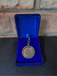 Wisiorek naszyjnik srebrny kolekcjonerski moneta 1 złotych na prezent