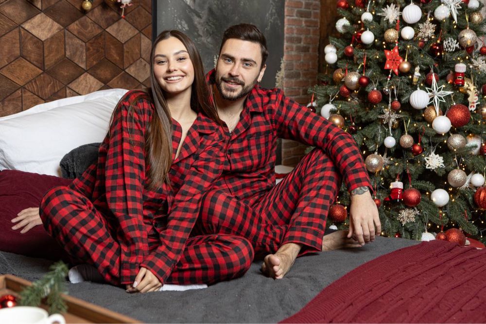 Фланелева піжама жіноча унісекс