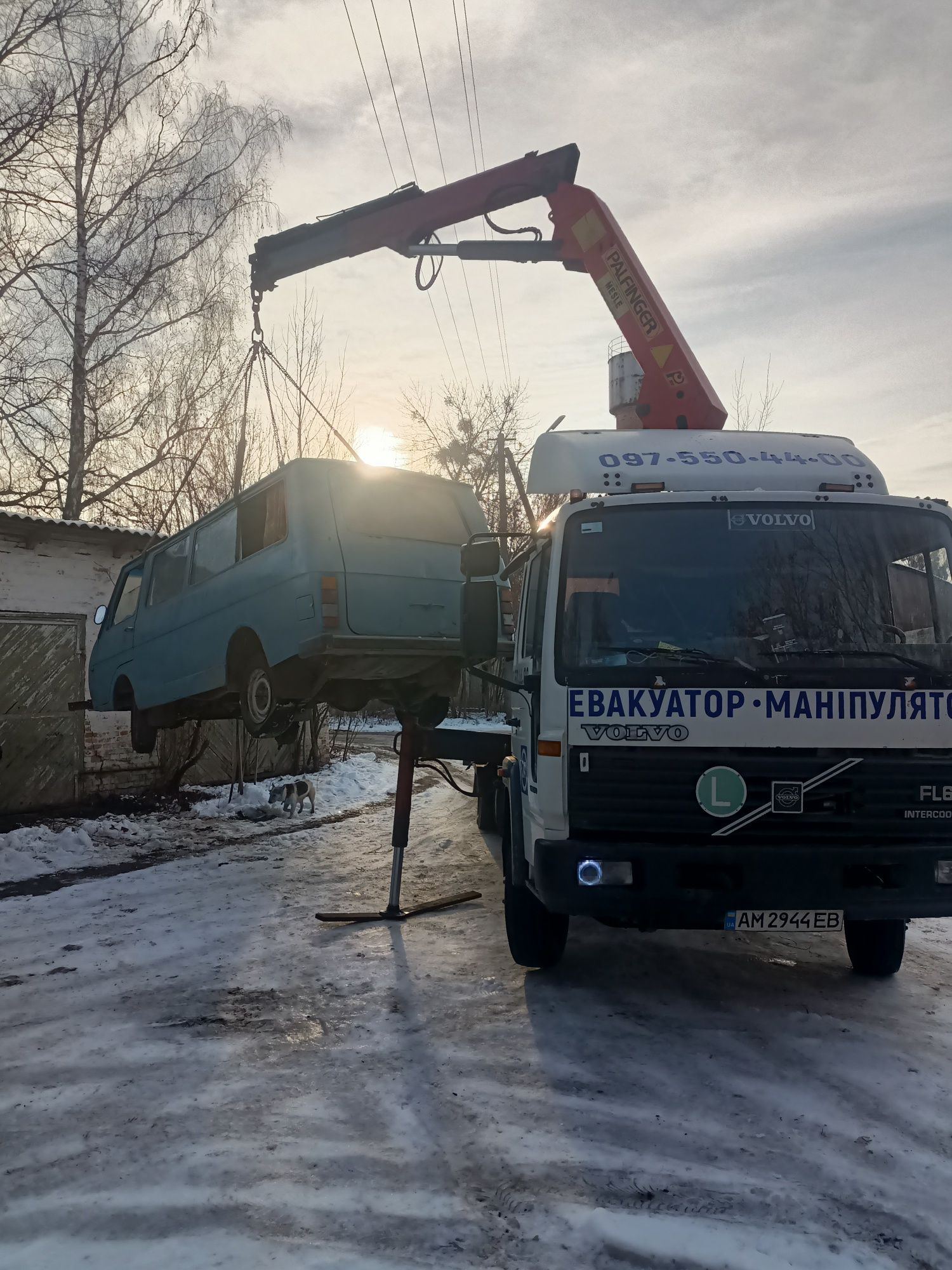 Маніпулятор-Евакуатор  Volvo fl6