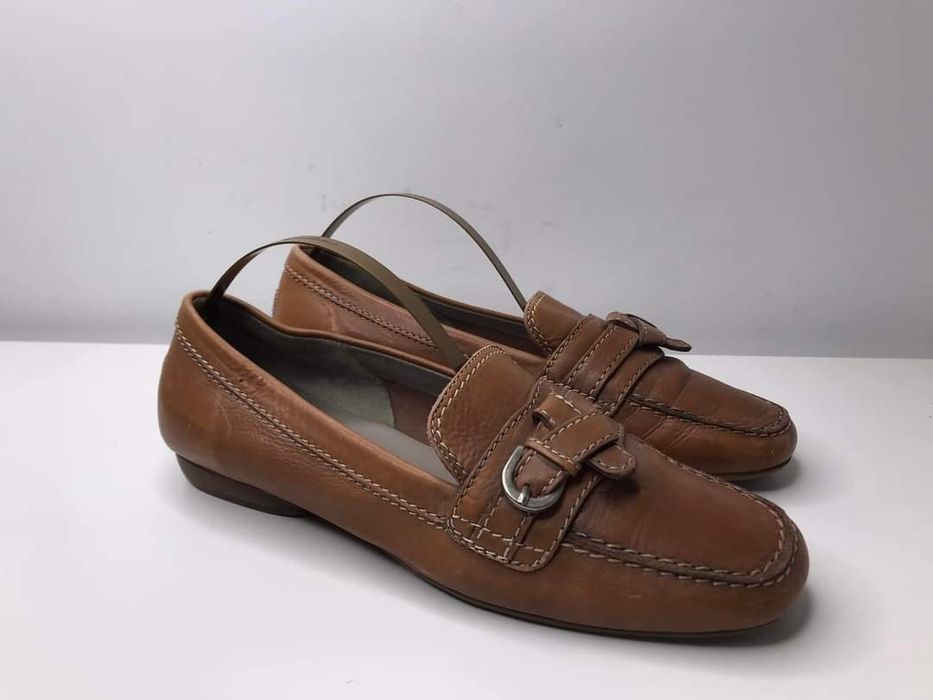 Mokasyny skórzane Carolina Donna Rozmiar 35