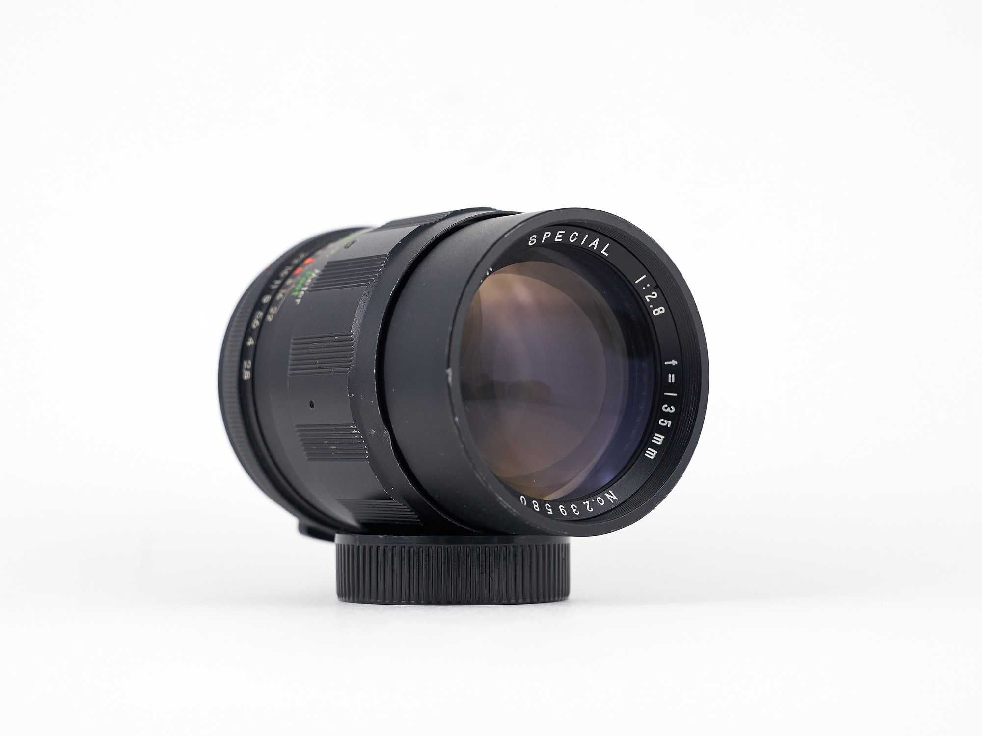 Objetiva manual Albinar 135mm f2.8 - montagem M42