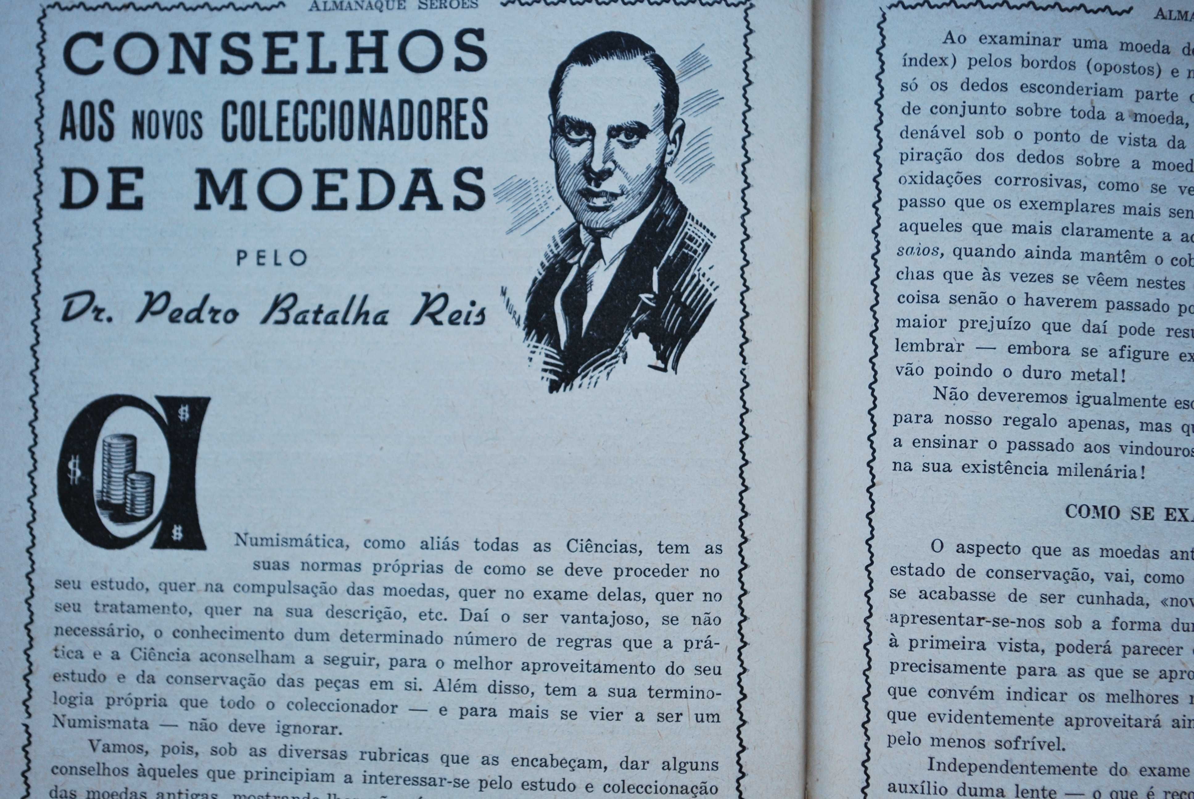 Almanaque Serões 1949 - Com Dedicatória Autografada