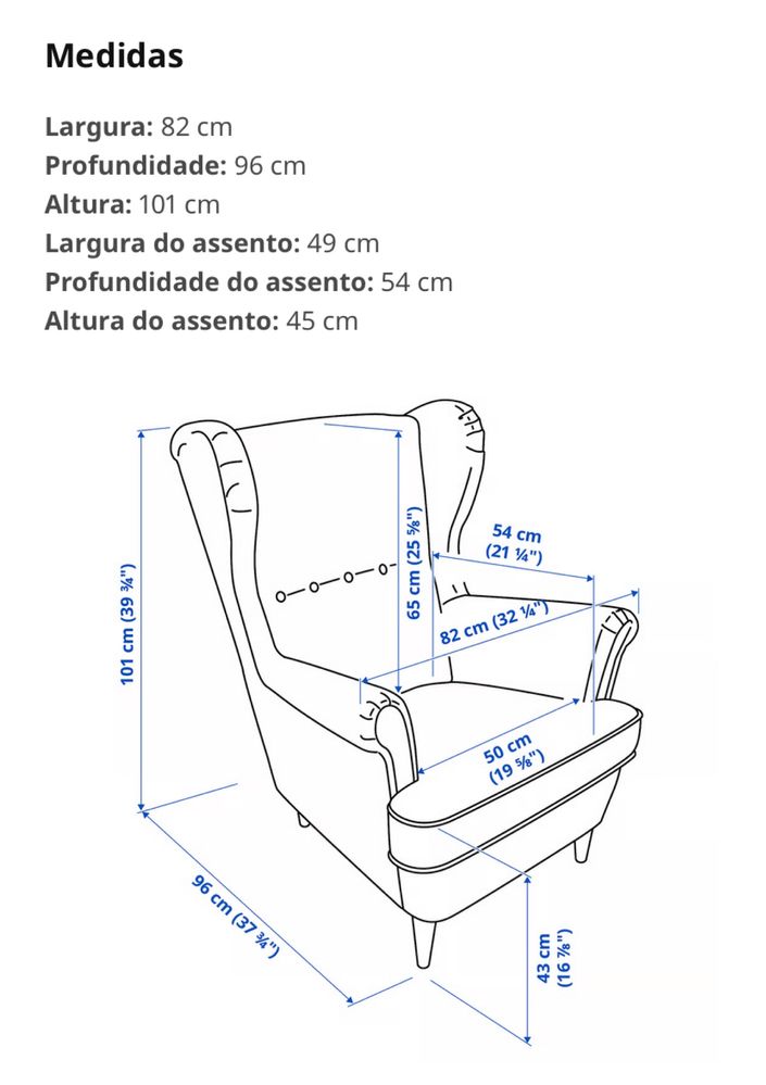 STRANDMON Poltrona, Skiftebo amarelo