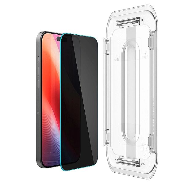 Szkło hartowane Spigen Glas.tR EZ Fit Privacy na iPhone 16 Pro Max - 2