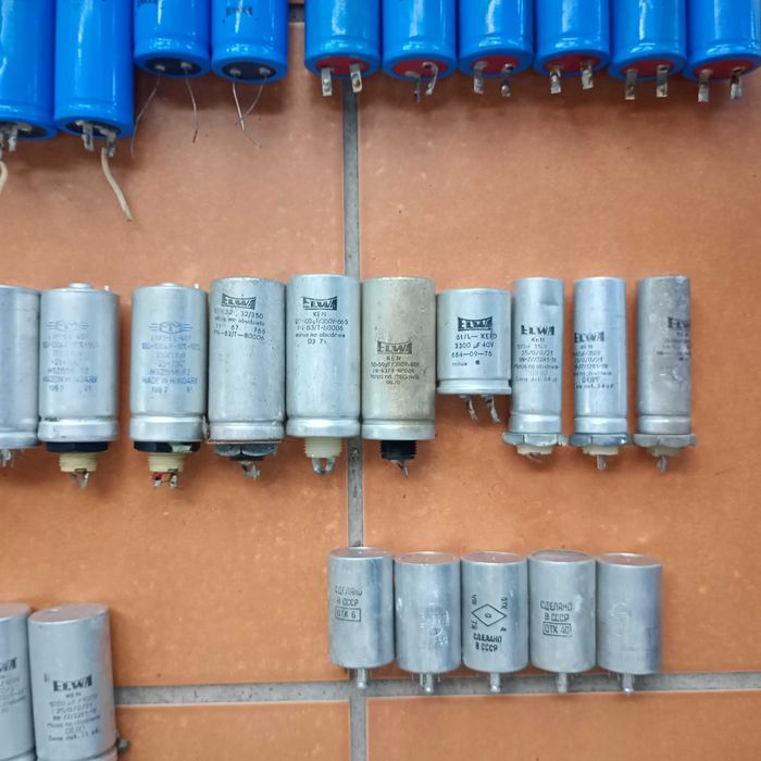 Kondensator Elwa, UNITRA, Wima - 63 szt.