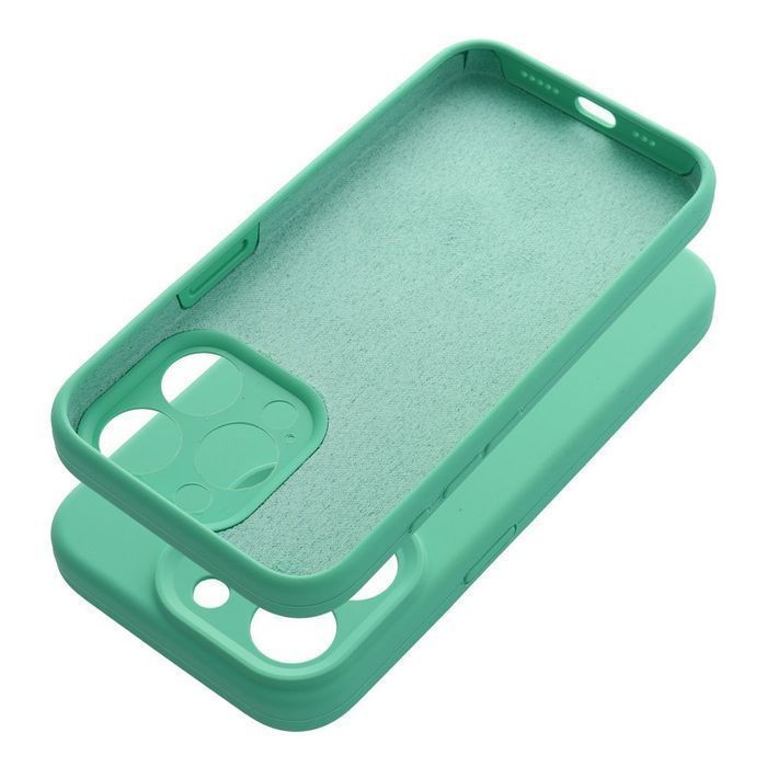 Futerał SILICONE 2mm do IPHONE 16 Plus miętowy