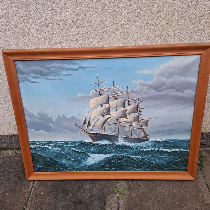 Duży obraz malowany na płótnie