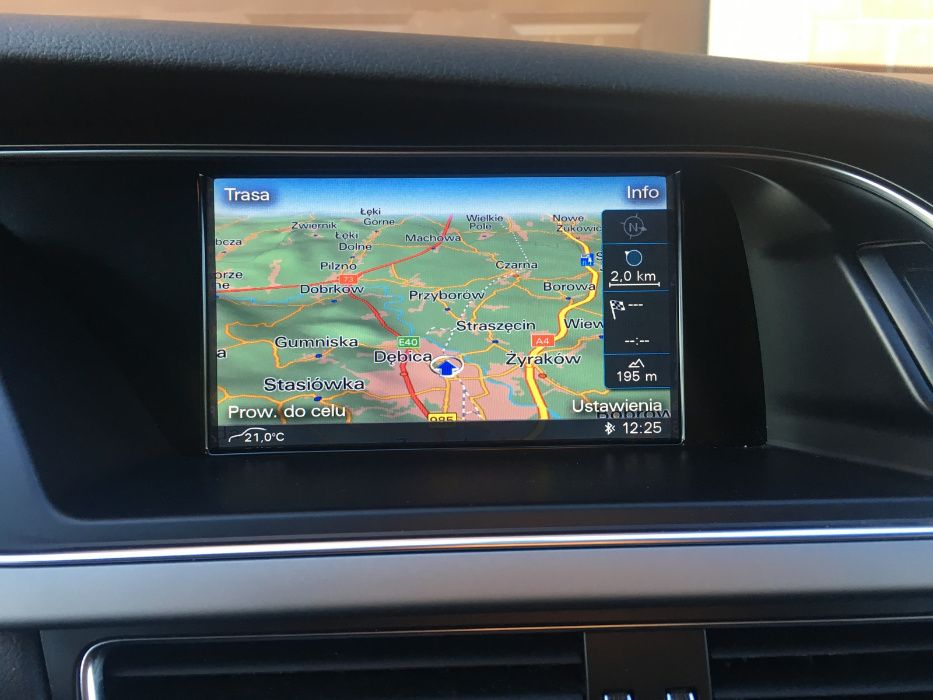 Polskie Menu Lektor Mapa 2024 Audi MMI 3G High Bnav A4 A5 Q5 A6 A8 Q7