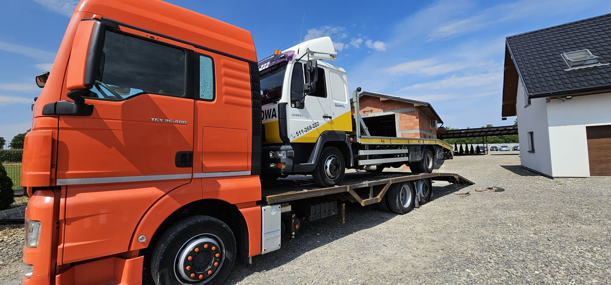 Pomoc Drogowa 24h Laweta Autolaweta Serwis Holowanie Transport  16ton