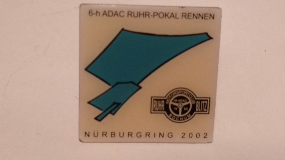 значек знак ГЕРМАНИЯ nurburgring 2002 run blitz motorsport club bochum