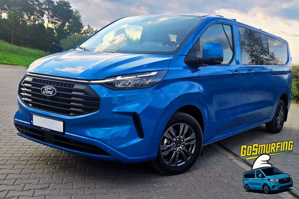 Wynajem - Transit Custom 2025 - 9 osób, Hak, Relingi, 4x4, Automat FV