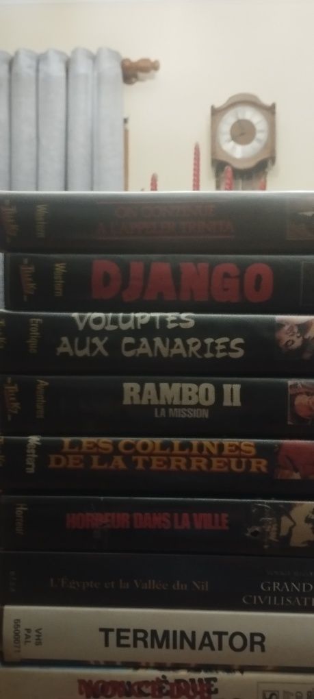 Filmes VHS como novod